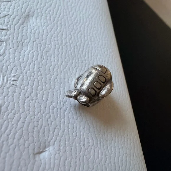 SOLD! Pandora Silver Red Charm Collection bundle tub dog - Picture 6 of 16